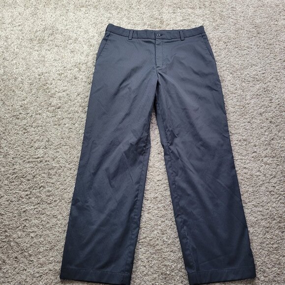 Nike Golf Pants Mens 34x30 Blue Dri-Fit Casual Preppy Outdoor Striped - Picture 7 of 7